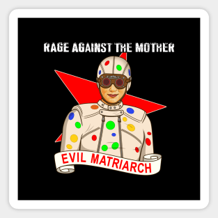 Evil Matriarch Funny Superhero Rap Metal Album Art Band Parody Magnet